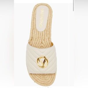VALENTINO BY MARIO VALENTINO New clavel espadrille slide sandals. NEW !! No box